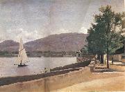 Corot Camille The quai give paquis in geneva china oil painting artist